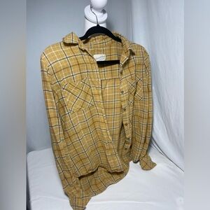 Yellow Crop Flannel